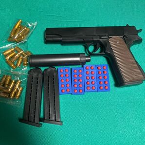付属品多数! ガバメント M1911 エアコキ 排莢トイガン エアコッキング コルトガバメント