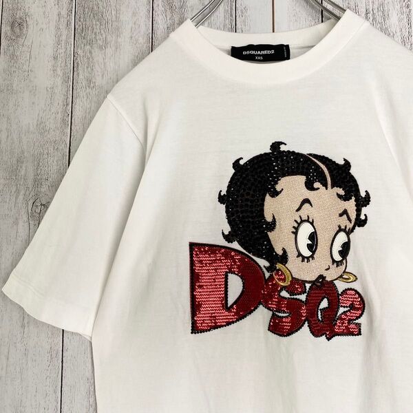 【激レア☆即売】DSQUARED2 ディースクエアード ベティ・ブープコラボ Tシャツ ホワイト