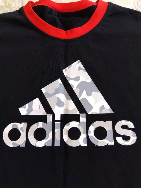 adidas 長袖Tシャツ 黒 150