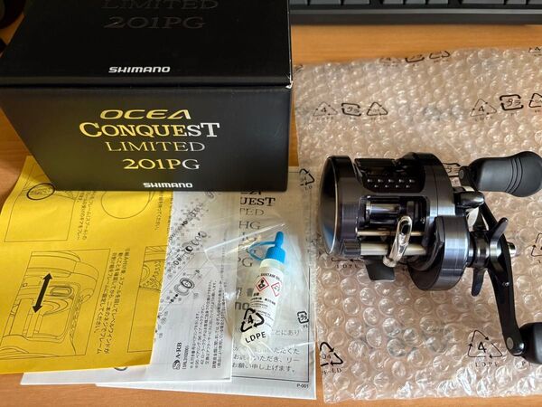 シマノ(SHIMANO) 20 オシアコンクエスト リミテッド 201PG(左) PE0.8号付き