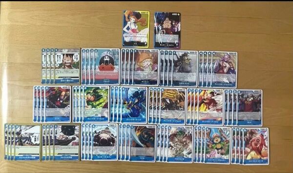 ワンピースカード 神速の拳 青デッキパーツ R以下4コン