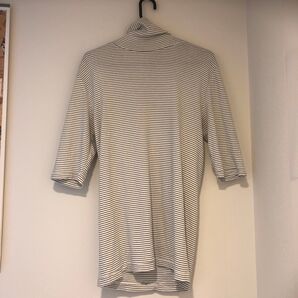 SHIPS JET BLUE ストライプポロシャツ L
