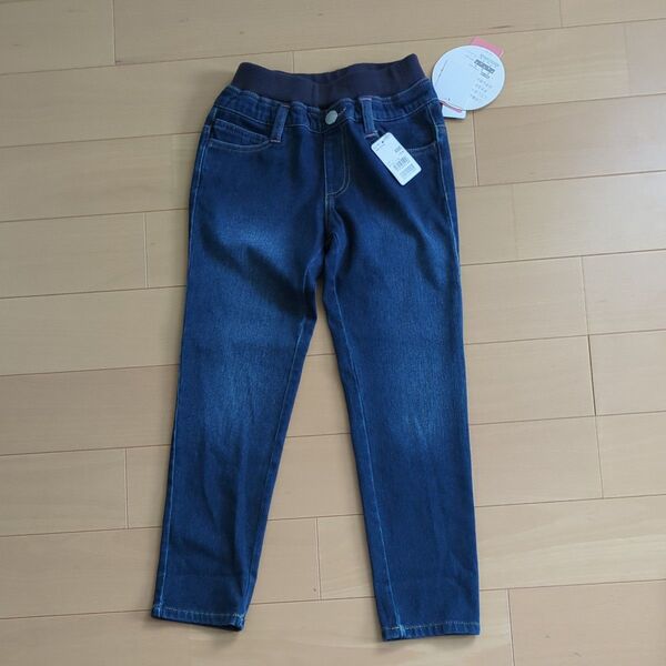 キッズデニムパンツ120cm ネイビー 未使用