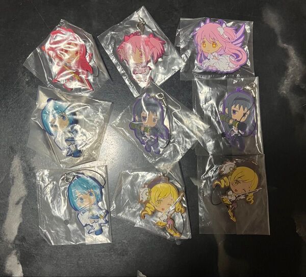 一番くじ 魔法少女 まどか☆マギカ まどマギ I賞 ラバーストラップ 6種 9個 おまけ付き
