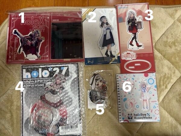沙花叉クロヱ アクリルスタンド セット バラ売りok