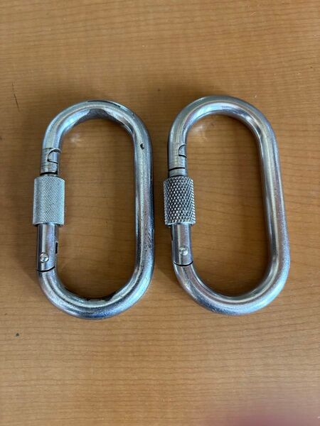 カラビナ 2個 PETZL 登山 クライミング