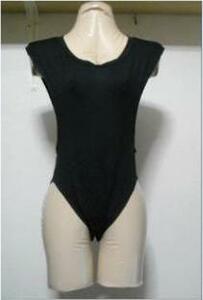  zipper back open body suit L size 