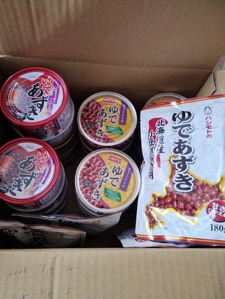 ゆであずき 小豆 缶詰 レトルトゆであずき 食べくらべ