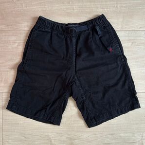 【GRAMICCI】G-SHORT BLACK Sサイズ Gショーツ