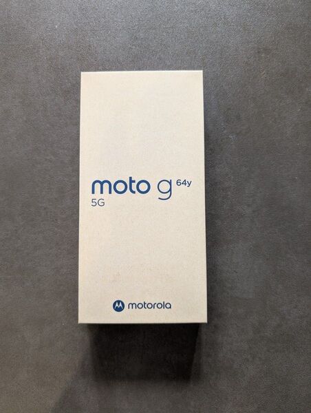 ☆新品・未使用☆moto g 64y 5G 本体 箱付き
