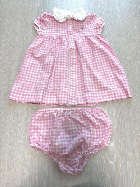 ラルフローレン ベビー服 ワンピース ブルマ セット 80