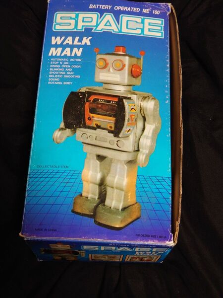 SPACE WALK MAN ロボット おもちゃ ブリキ レトロ