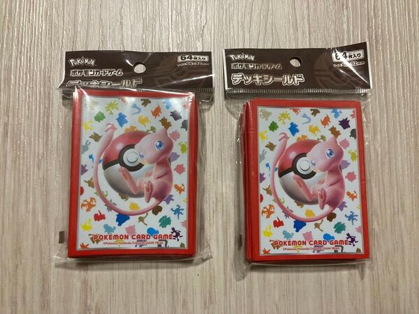新品未開封・2個セット 151・ミュウ デッキシールド ポケモンカードゲーム スリーブ ポケモンセンター