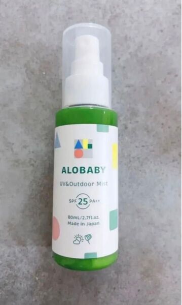 ALOBABY アロベビー UV&アウトドアミスト 80ml SPF25 PA++ 日焼け止め