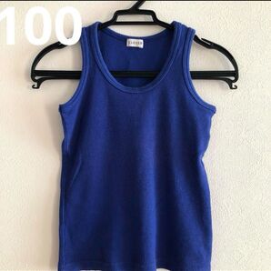 100 しまむら ボーイズ 男の子 タンクトップ ノースリーブ