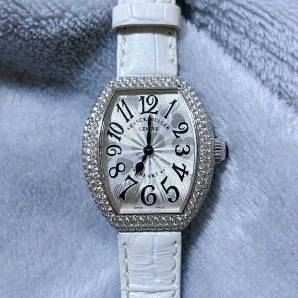 美品【FRANCK MULLER】フランクミュラー ハートトゥハート 5002SQZ クォーツ レディース 腕時計