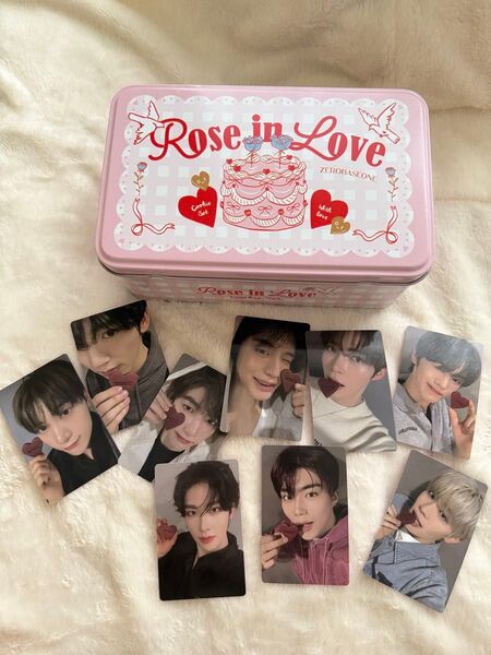 zb1 ZEROBASEONE クッキー 缶 トレカ Rose in Love