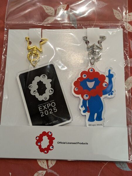 タグ付き未開封 大阪☆関西万博 EXPO2025 ミャクミャク アクリルペアキーホルダー B