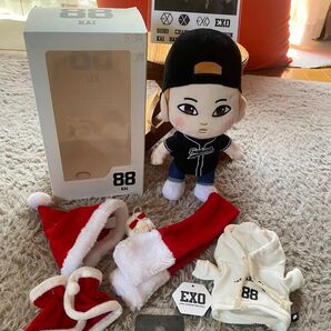 EXO KAI ぬいぐるみ 着せ替え洋服 シール トレカ 推し活 K-pop