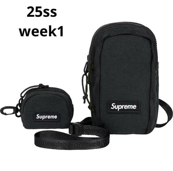 Supreme Camera Bag + Mini Pouch Black シュプリーム カメラ バッグ