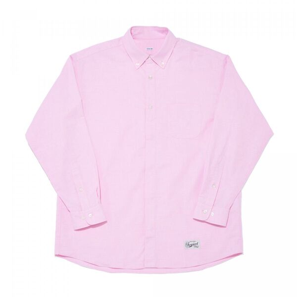 Sequel OXFORD FLYFRONT SHIRT ピンク Sサイズ