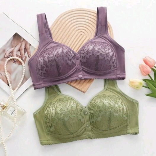 大きいサイズ ノンワイヤー ブラジャー セット アンダー大きめ ナイトブラ スポブラ マタニティ フロントホック 前開き