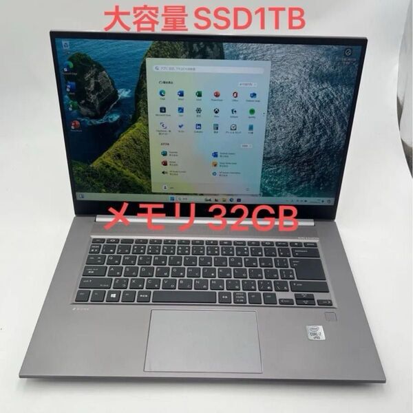 hp ZBook Studio G7 Core i7 10850H 2.7GHz/32GB/1TB(SSD)/