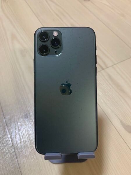 中古美品 iPhone11 Pro Midnight Green 256GB MWCC2J/A SIMフリー バッテリー69%