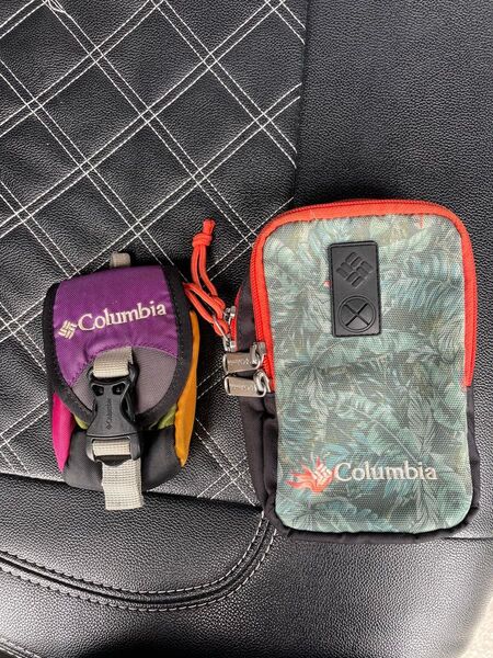 値下げ!Columbia 小型チョークバッグ 2点セット ポーチ アウトドア、キャンプ等