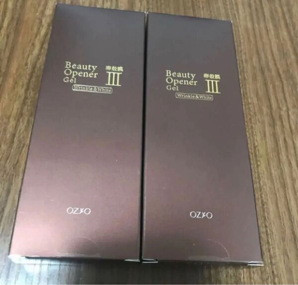 OZIO オージオ ビューティーオープナージェル リンクル&ホワイト 美容クリームジェル 卵殻膜 50gx2本