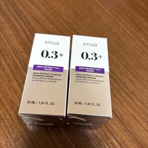 Anua レチノール 0.3 ナイアシン リニューイング セラム 30ml 2本セット