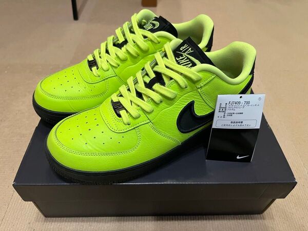 綺麗!Air Force 1 Low Dance "Volt and Black ナイキ シューズ FJ7409-700