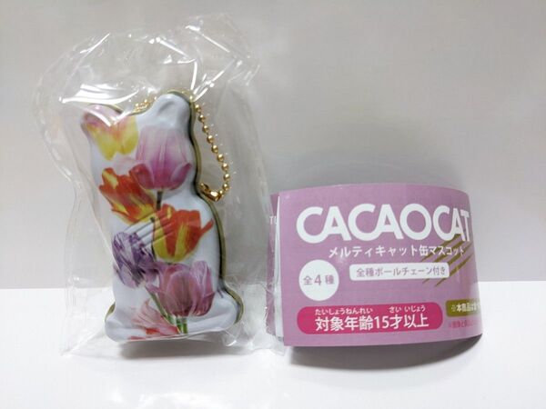 カカオキャット CACAOCATメルティキャット缶マスコット CHULIP