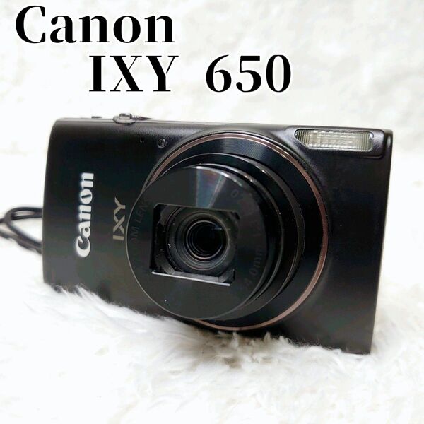 【未使用級】極美品 Canon IXY 650 デジカメ コンデジ WiFi ブラック