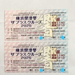 横浜開港祭 ザ ブラス クルーズ2025 吹奏楽団コンサート チケッ2枚