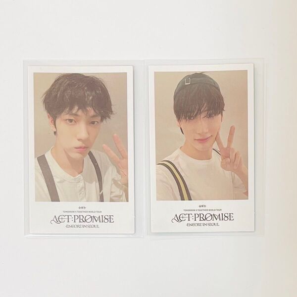 TXT スビン ヒュニンカイ チェキ ACT PROMISE