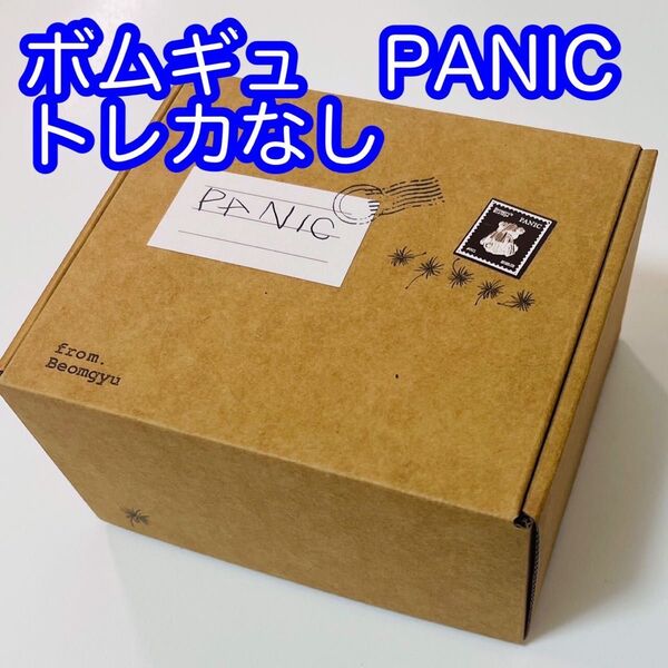 ボムギュ PANIC トレカなし 開封済み CD