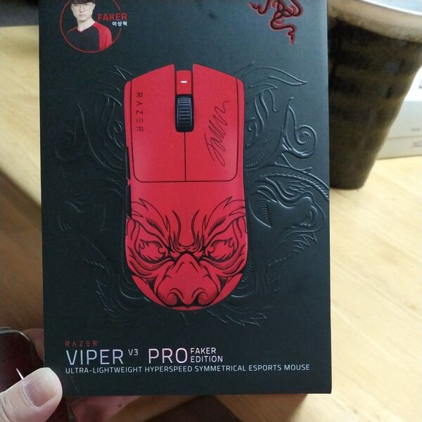 Razer ゲーミングマウス Viper V3 Pro Faker Edition
