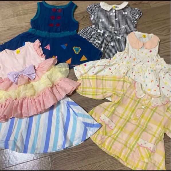 女の子 まとめ売り 80センチ ワンピース チュニック スカート サニーランドスケープ ブランド服 かわいい 子供服 ワンピース