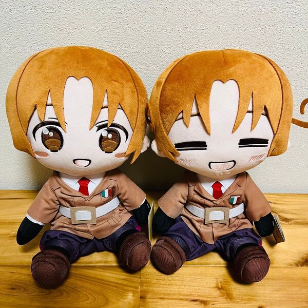 ヘタリア BIGぬいぐるみ タイクレ限定 イタリア 通常 笑顔 計2点