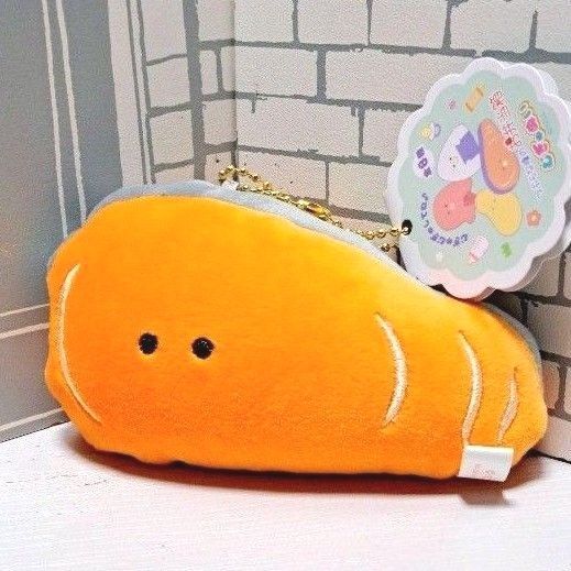 【非売品】むぎゅぬい つぶらな瞳のお弁当箱 鮭 タグ付 プレゼント