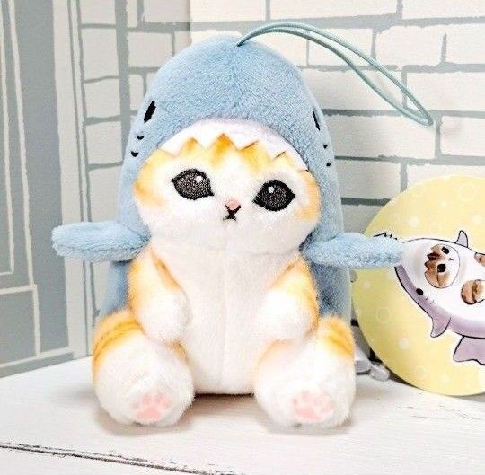 mofusand サメにゃん マスコットぬいぐるみ サメアザラシ【モフサンド】プレゼント