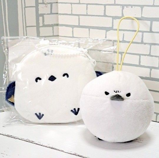 シマエナガ ぬいぐるみ マスコット コインケース 未使用 プレゼント