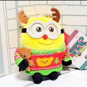USJ ミニオン ボブ トナカイ クリスマス マスコット キーホルダー ユニバーサルスタジオジャパン