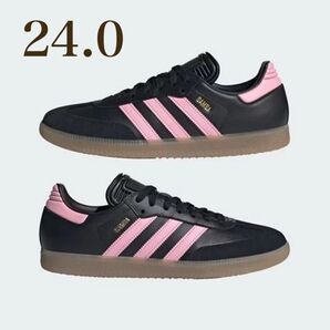 【SALE】新品 ADIDAS SAMBA INTER MIAMI CF IN black 24.0