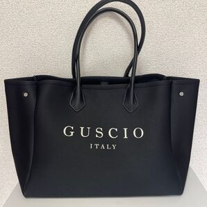 グッシオイタリー グッシオオリジナル ネオプレン ロゴデザイン トートバッグ