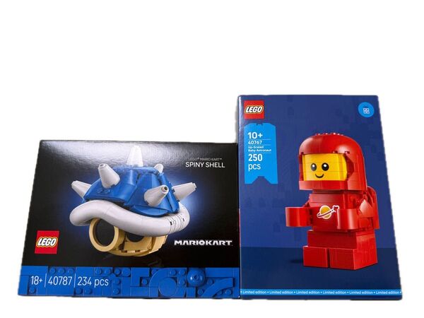 【未開封新品】レゴ LEGO 40787 マリオカート トゲゾーこうら 40767 赤ちゃん宇宙飛行士 デラックス ミニフィギュア