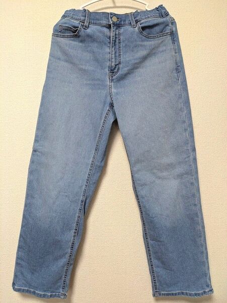 ユニクロ ワイドジーンズ KIDS150 美品