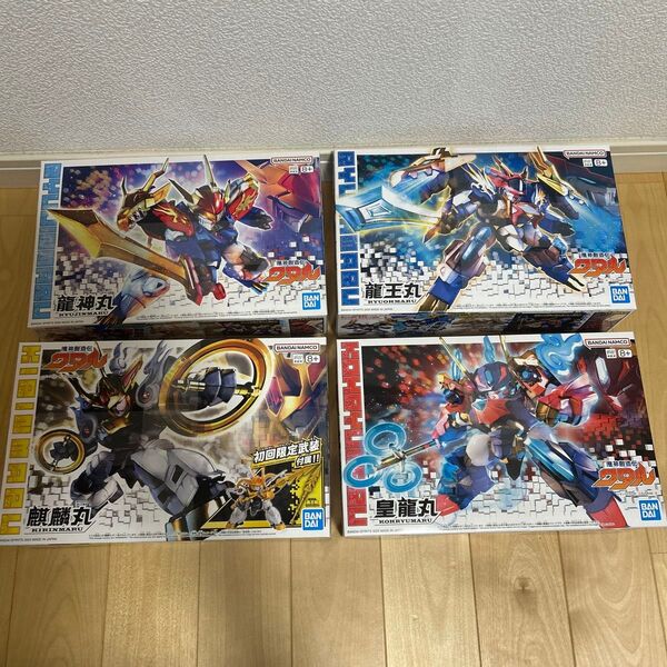 【新品未開封】バンダイスピリッツ 魔神創造伝ワタル プラモデル 龍神丸/龍王丸/麒麟丸/皇龍丸