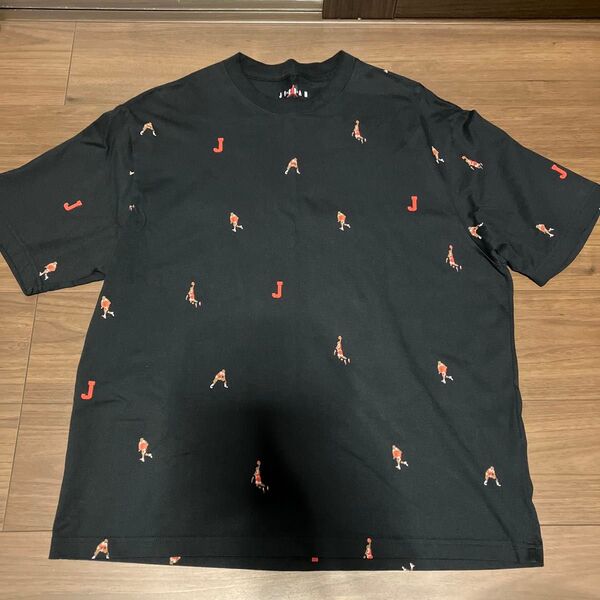 JORDAN BRAND Tシャツ XXL 黒 ブラック マイケルジョーダン 半袖 NBA シカゴブルズ NIKE ナイキ